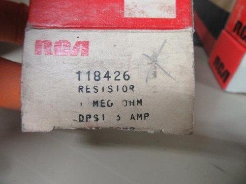 NOS RCA 118426 Potentiometer 1 Megohm With Double 90 Degree Angle Switch - Picture 6 of 6
