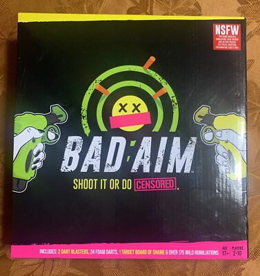 Bad Aim Shoot Or Do it Censored Adult Game - New in Box