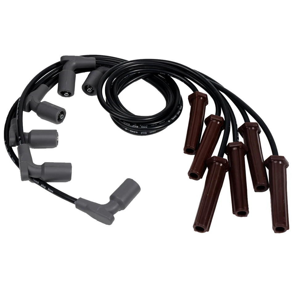 6X Spark Plug + 6X Wire For Chevy Buick GMC Pontiac Saturn 3.4 3.5 3.9 4.3 UF434 Foto 4 de 4