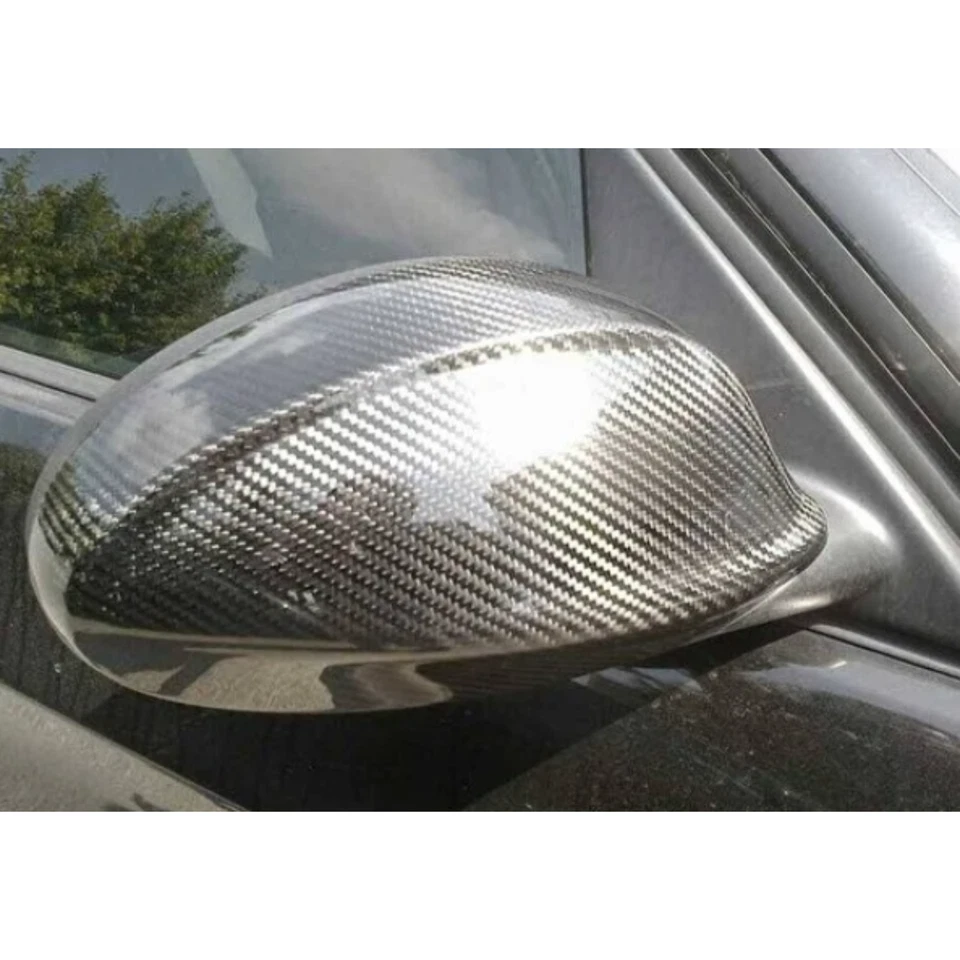 КАРБОНОВАЯ КРЫШКА БОКОВОГО ЗЕРКАЛА ДЛЯ 2005-08 BMW E90 E91 325i 328i 335i КУПЕ СЕДАН - Изображение 2 из 3