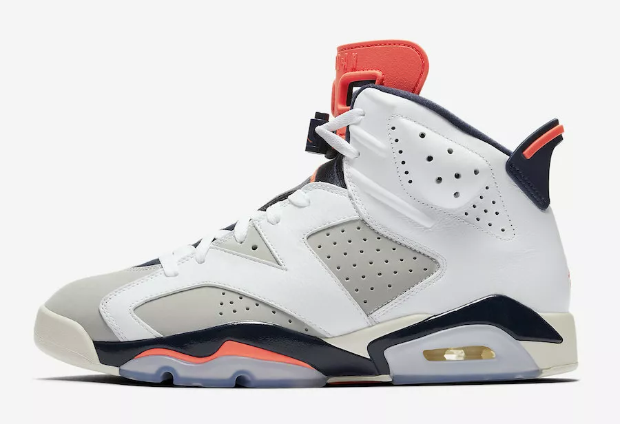 Nike MEN S Air Jordan 6 Retro TINKER White Infrared Neutral Grey