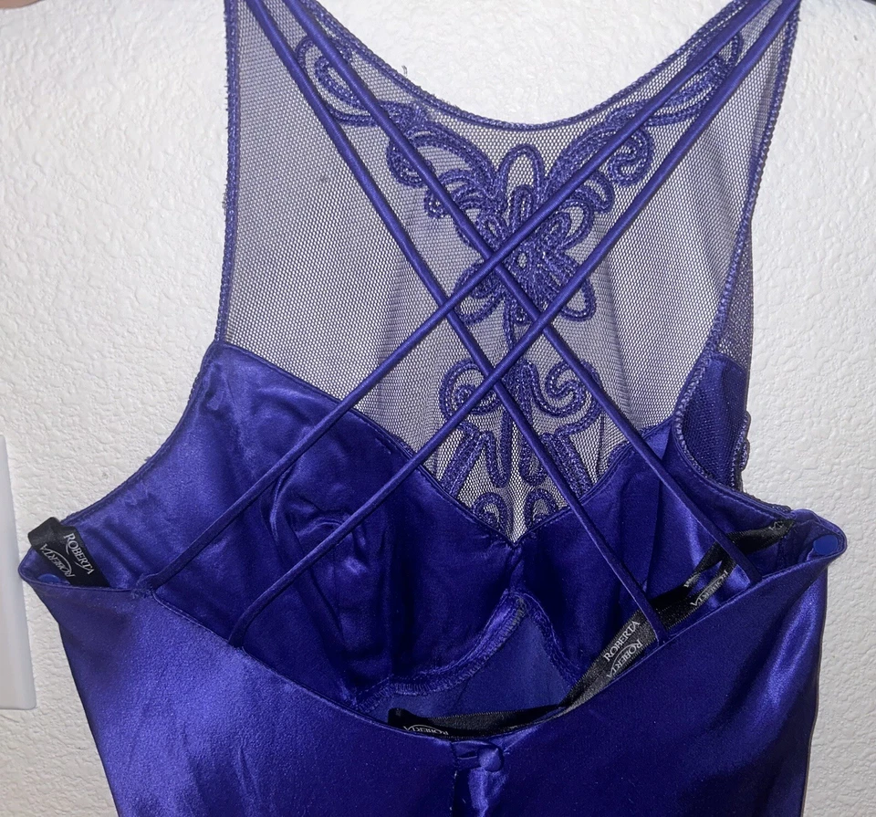 Vintage Roberta Long Purple Dress size Small for Prom, Dance, Ball, Formal Event - Image 3 of 4