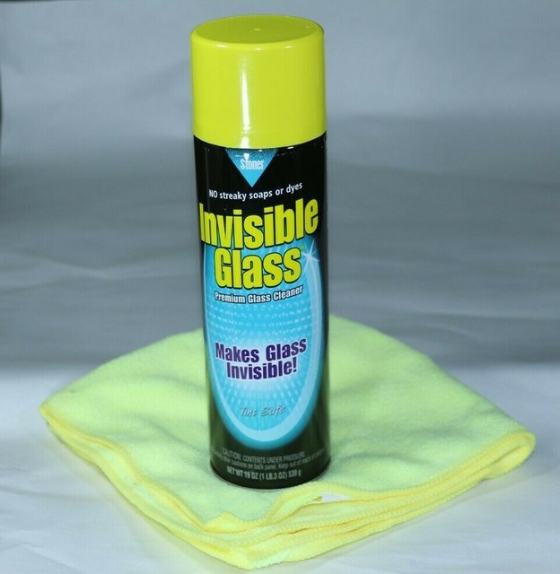 Invisible Glass Premium Glass Cleaner 19 oz Aerosol w/ Microfiber Towel