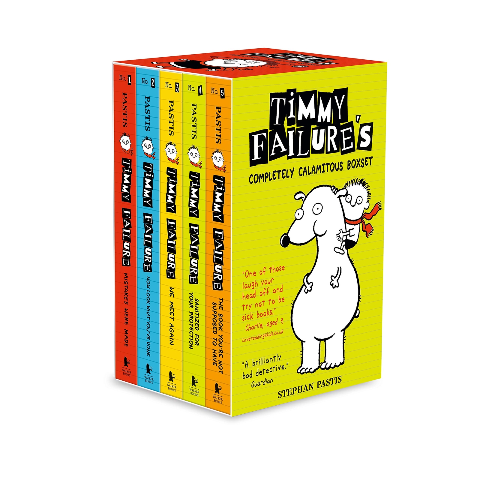 Thumbnail - Stephan Pastis Timmy Failure's Completely Calamitous 5 Books Boxse