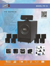 BNO Acoustics TR-12 Home Theater System new
