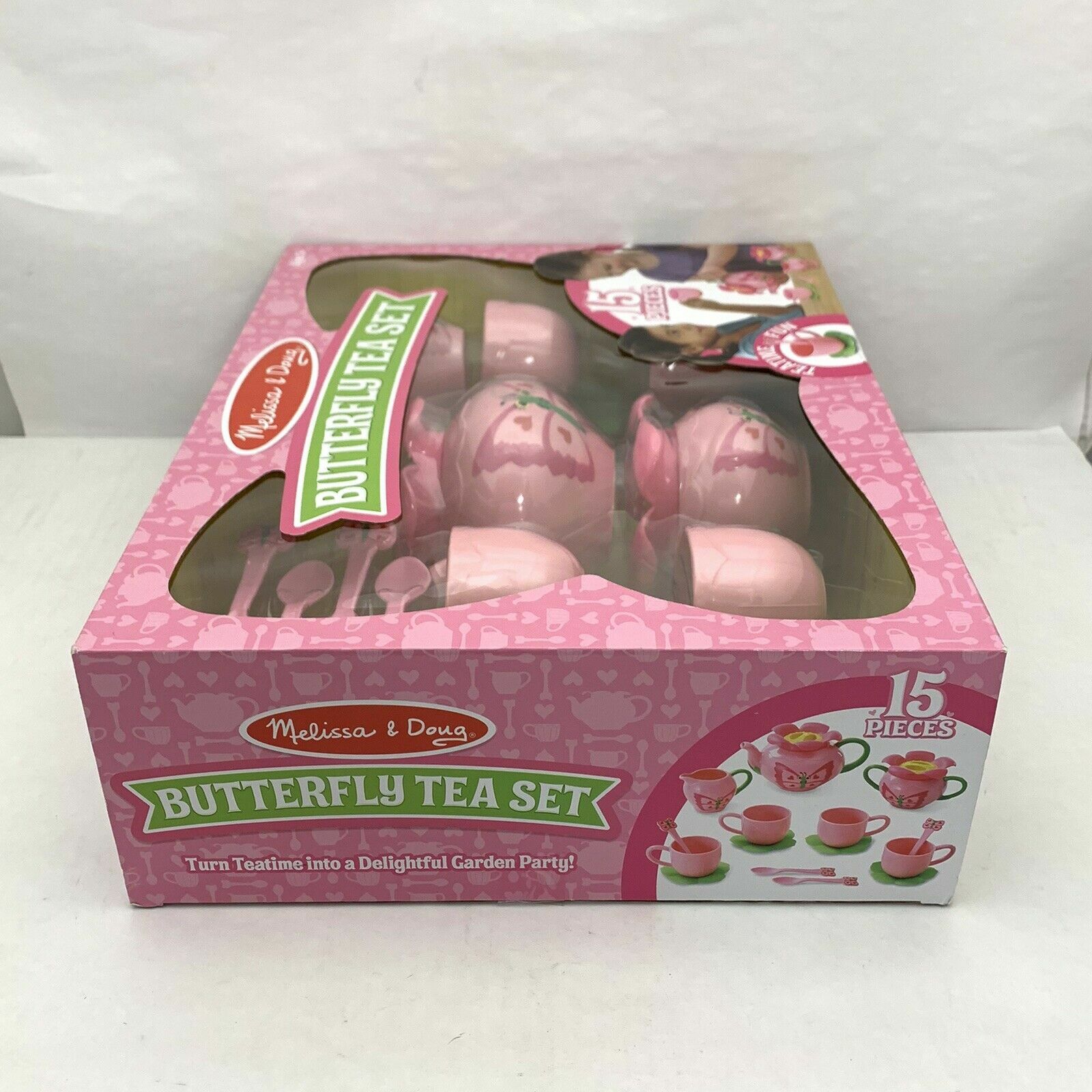 melissa & doug butterfly tea set