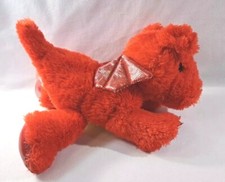 Aurora Sparkle Tales Dragon Plush 10 Inch Stuffed Animal Toy Red