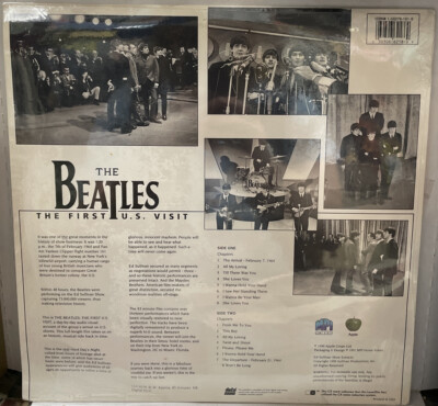 The Beatles The First U.S. Visit Sealed LaserDisc | eBay