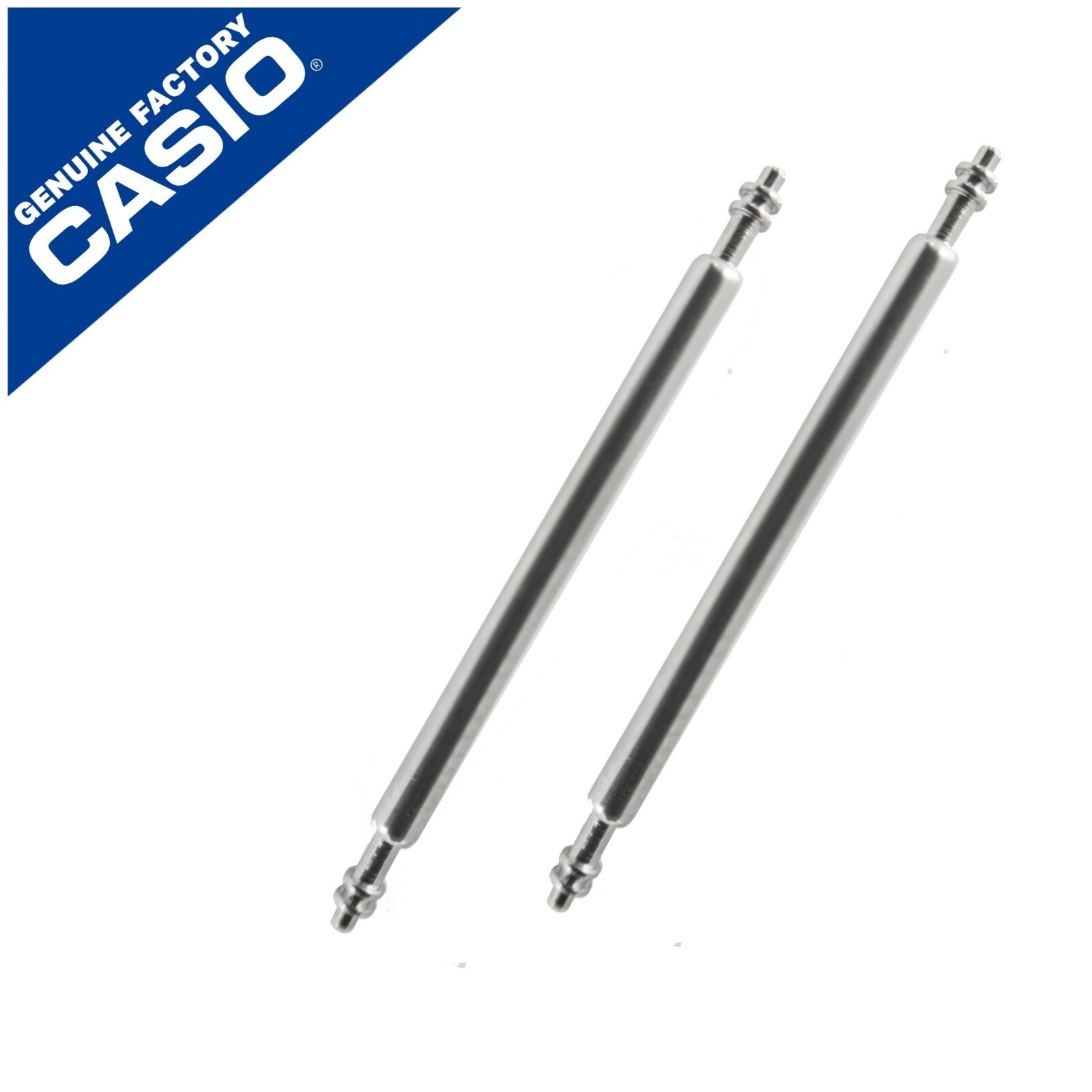 Genuine Casio SPRING ROD BAR 25/1.8mm (28/21.5mm) 10223576 set of two ...