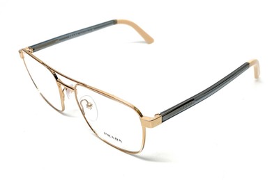 prada gold eyeglasses