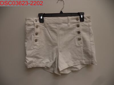 Stain, American Eagle Womens White Hi-Rise Shortie Sailor Style, 16 439115601534