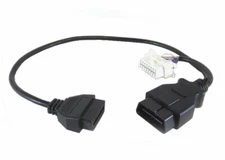 OBD2 Y Splitter Cable Snap In Mounting OBDII Fits 1996-2022 TOYOTA, MAZDA, SCION
