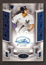 JASSON DOMINGUEZ 2024 Topps Tier One Break Out AUTO #/99 BOA-JD Yankees ⭐ MINT 
