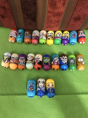 Vintage Mighty Beanz Lot of 23. Rare beanz! Excellent Toys.