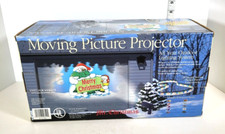 Mr Christmas Moving Picture Projector Holiday House Outdoor Lighting System 2001