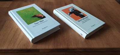 2x neu & ungelesen ''NUR MUT'' + ''MOTTOFÄNGER° Diogenes Mini - kleine geb. Ausg.
