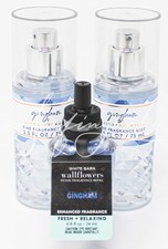 Bath Body Works Gingham Fragrance Mist Spray Mini 2.5oz One Wallflower Bulb
