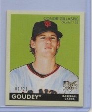 2009 Goudey 169 Conor Gillaspie silver mini 01/21 Giants