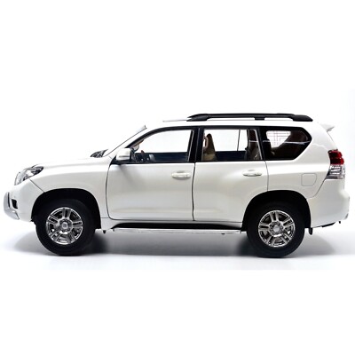 1:18 1/18 Toyota Land Cruiser Prado no decal White Diecast Metal