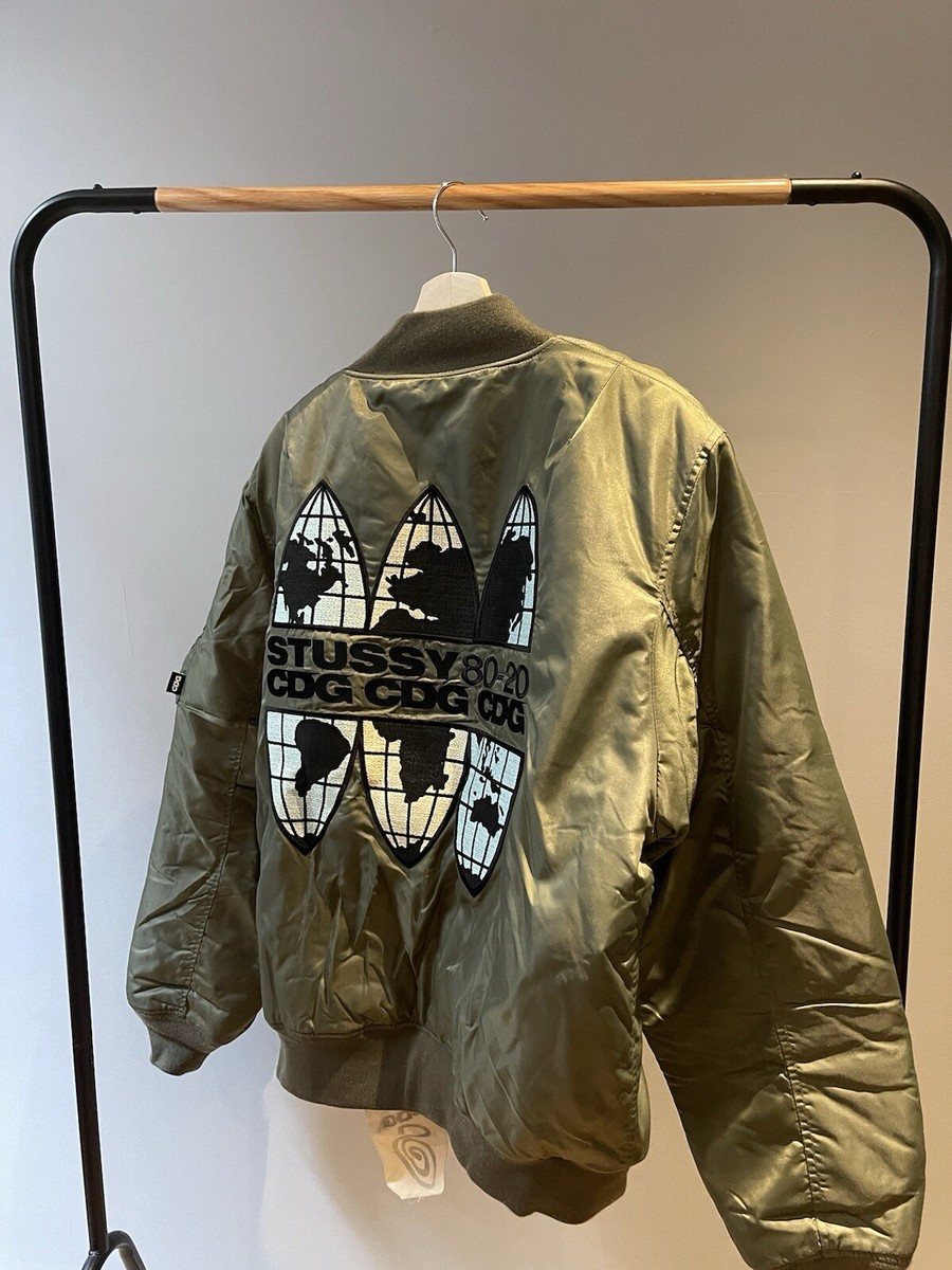 Stussy CDG Bomber Jacket Large | eBay Stussy CDG Bomber Jacket Large | eBay