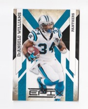 2010 Epix #13 DeAngelo Williams Carolina Panthers Memphis Tigers