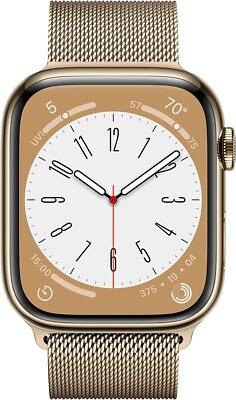 Apple Watch Series 8 GPS Cel 45MM Stainless Steel Gold Apple Watch Series 8 GPS Cel 45MM Stainless Steel Gold