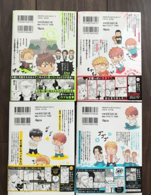 Megumi to Tsugumi Vol.1-4 set BL Yaoi Alpha x Omega Japanese Comic