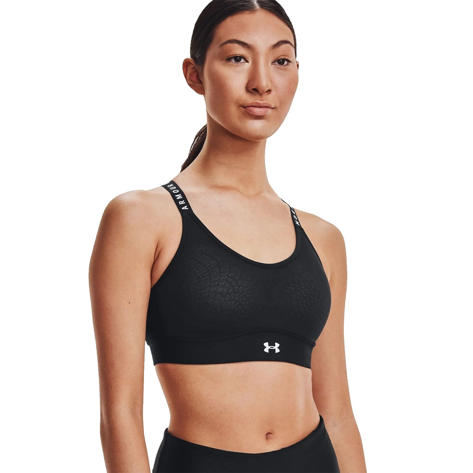 Sujetadores deportivos Under Armour Negro Poliéster para Mujer