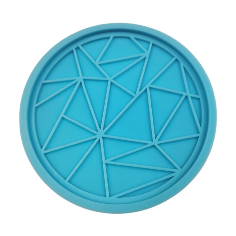 Jewelry Silicone Epoxy Mold Geometric Circle Round Mug Pad Resin Casting Mold
