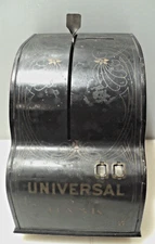 Universal Three Coin Register and Adding Bank Chas M Shonk Co. Chicago 1905