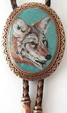Classic Coyote Bolo Tie