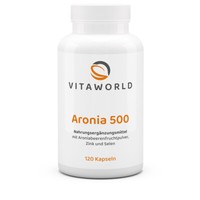 Vita World Aronia 500Mg 120 Vegi Kapseln Zink Selen Vitamin C Made In Germany
