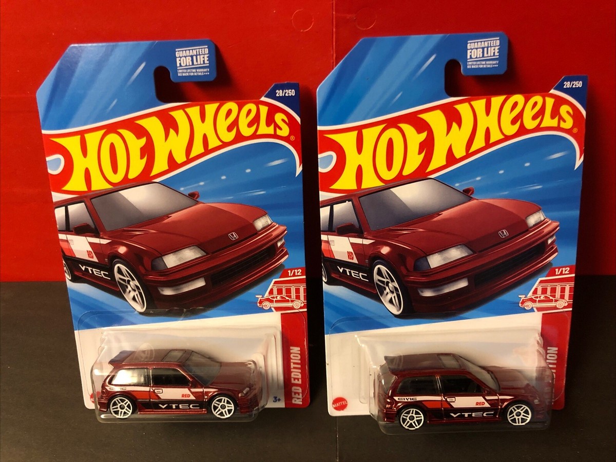 ホットウィール ターゲット限定レッドエディション #1 '90 ホンダシビック 2025 Hot Wheels Red Edition '90 Honda Civic EF Target