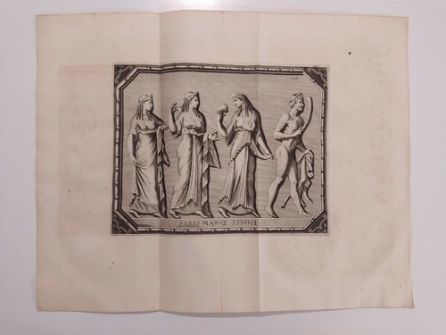 1723 Peter Van der Aa Herculi Somniali ex Oraculo Ercole e l'Oracolo Delfi - Foto 3 di 4