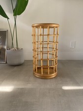 MCM Bamboo Rattan Umbrella Stand 1960's Italy Franco Albini