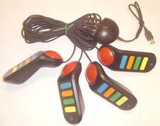 Sony Playstation 3 PS3 4er Buzz Buzzer Controller Set USB Anschluß