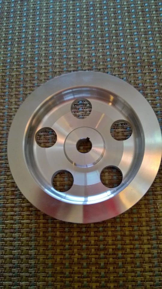Power Steering Pulley GM Keyway Single Groove Aluminum 4489  - Image 4 of 4