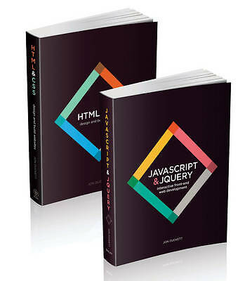 Web Design with HTML, CSS, JavaScript and jQuery Set by Jon Duckett (2014,...