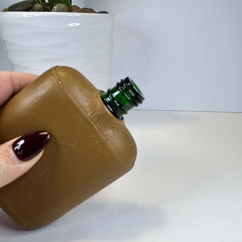 RARE Vintage Ralph Lauren Polo Green Men Cologne 4 oz Splash, Leather Wrapped - Picture 13 of 14