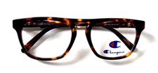 CHAMPION ALB C02 BROWN TORT AUTHENTIC FULL RIM UNISEX EYEGLASSES FRAME 55-19-145