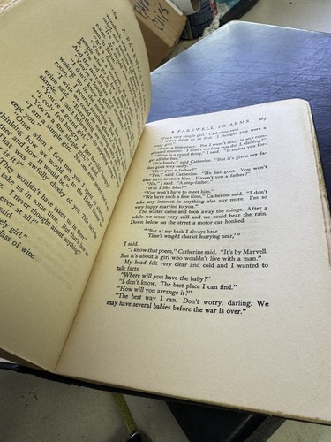 A Farewell To Arms Ernest Hemingway 1929 Charles Scribners Sons Hardcover - Bild 16 von 16