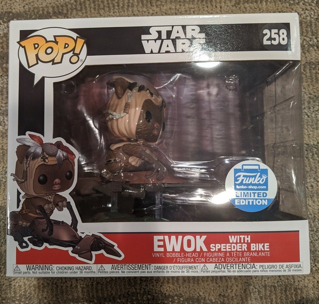 ewok on speeder funko pop