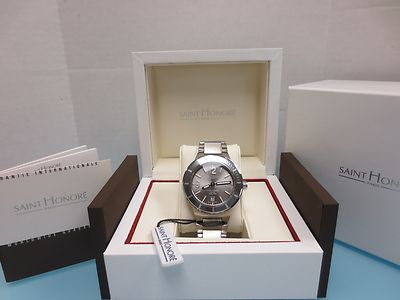 Saint Honore Mens 861501 1GBN Worldcode Paris Brushed & Polished