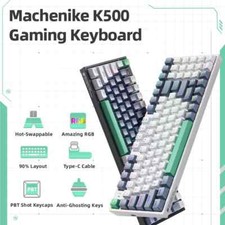 Mechanical Keyboard Gaming Keyboard Wired Keyboard Hot Swappable 94 Keys RGB