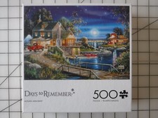 Buffalo Games "Autumn Memories" 500 Piece Jigsaw Puzzle 21.25" x 15" Complete