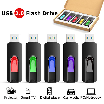 1/5 Pack USB Stick Flash Drives Thumb Drive Data Storage Jump Drive Memory Stick