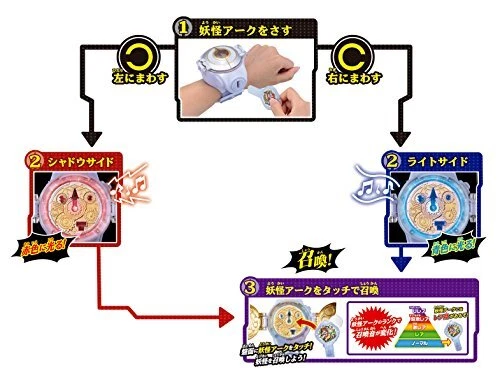 Bandai Yo-Kai Watch Dx Yokai Reloj Elda Zero & Espinilla Youkai Completo Juego - Imagen 10 de 10