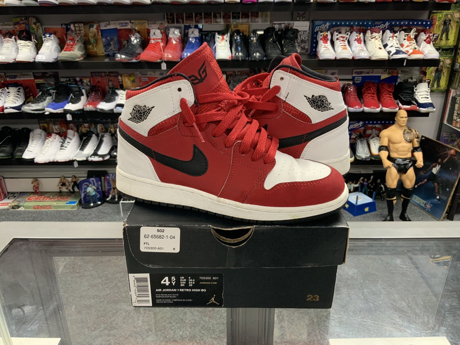 air jordan 1 obsidian size 4