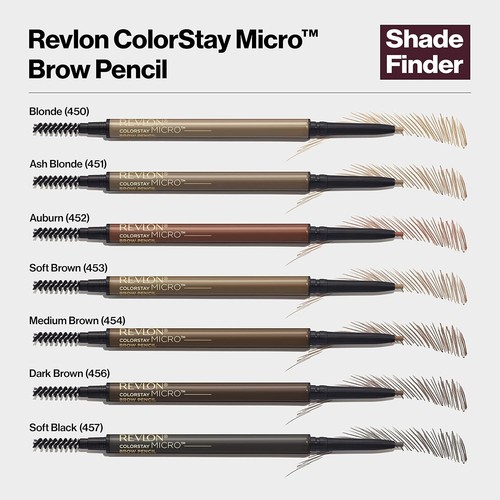 ColorStay Micro Eyebrow Pencil with Built In Spoolie Brush, Infused with Argan a - Picture 9 of 11