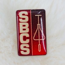 Vtg Brazilian Soil Science Society SBCS Member Enamel Lapel Pin